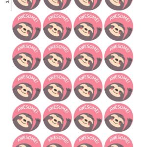 Motivational Reward Cartoon Sticker