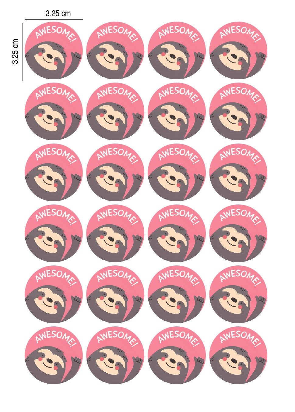 Motivational Reward Cartoon Sticker