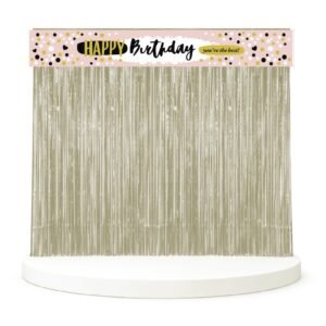 Happy Birthday Foil Banner