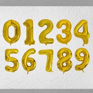 40" Gold Foil Balloon Number