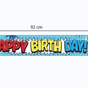 Happy Birthday Foil Banner