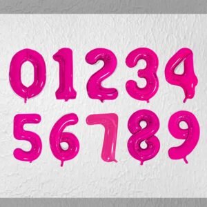 40" Pink Foil Balloon Number