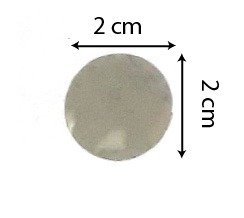 Foil Confetti | Round | Silver - Image 2