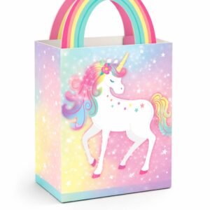 Unicorn Printed Tote Bag | Party Favor Goodies Bag