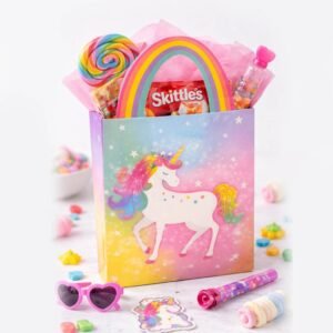 Unicorn Printed Tote Bag | Party Favor Goodies Bag