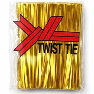 Gold Aluminium Twist Tie