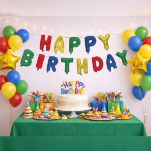 Happy Birthday Foil Balloon Combo