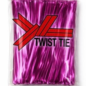 Pink Aluminium Twist Tie